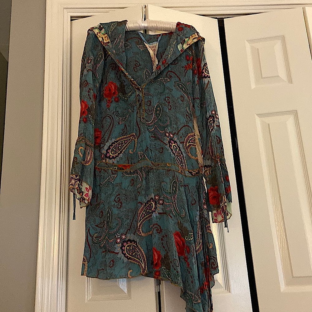 Johnny Was Paisley Tunic Dress Size Small